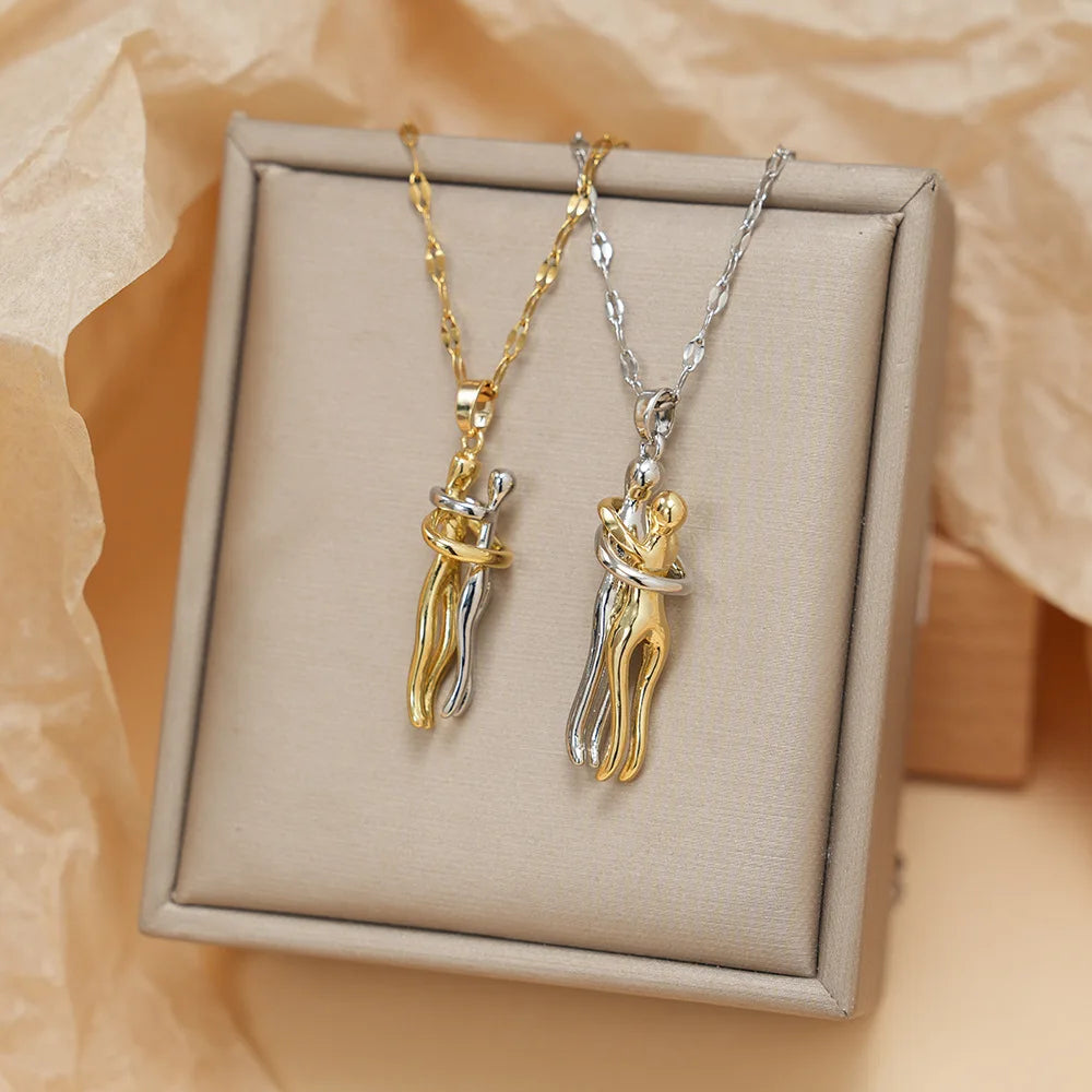 Lovers' Silhouette Necklace