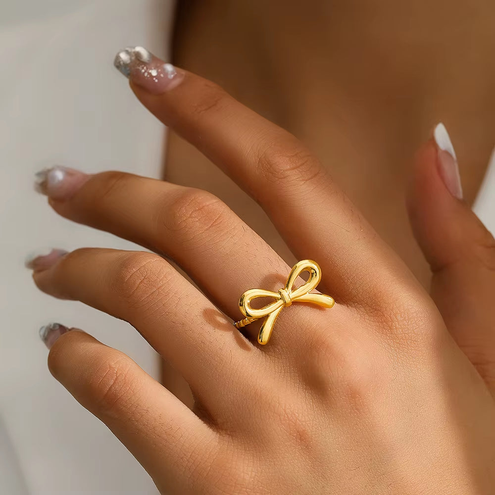 Tied & True Bow Ring