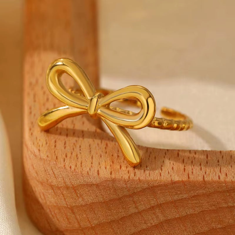 Tied & True Bow Ring